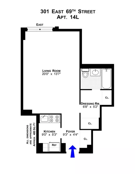 301 E 69th Street #14-L, Manhattan, NY 10021