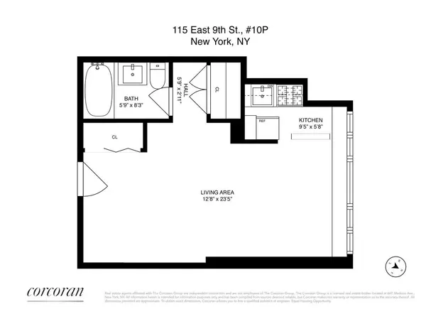 Manhattan, NY 10003,115 E 9TH Street #10P