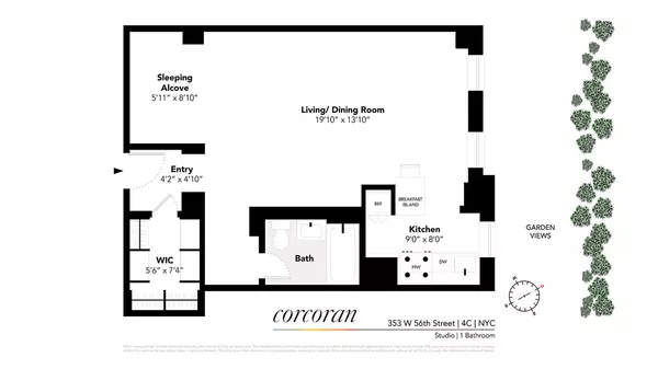 Manhattan, NY 10019,353 W 56TH Street #4C