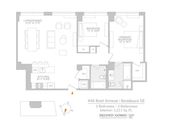 446 KENT Avenue #5E, Brooklyn, NY 11249