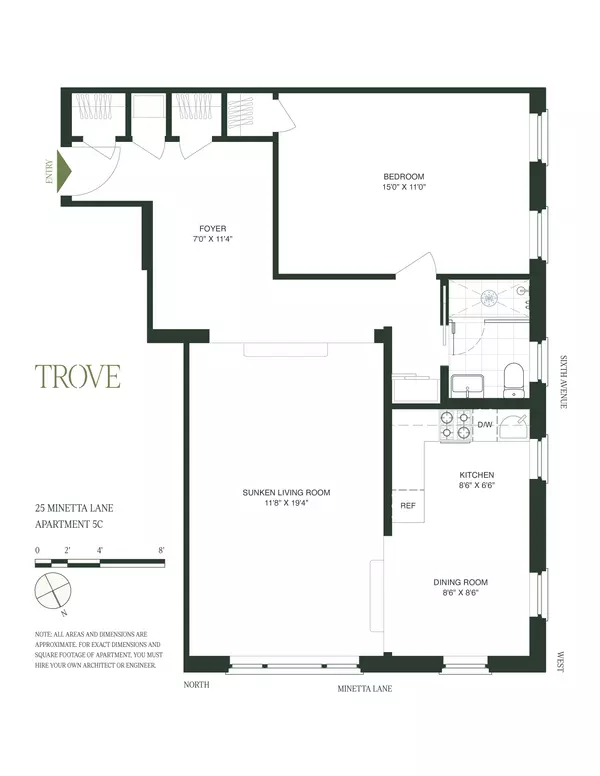 25 Minetta Lane #5C, Manhattan, NY 10012