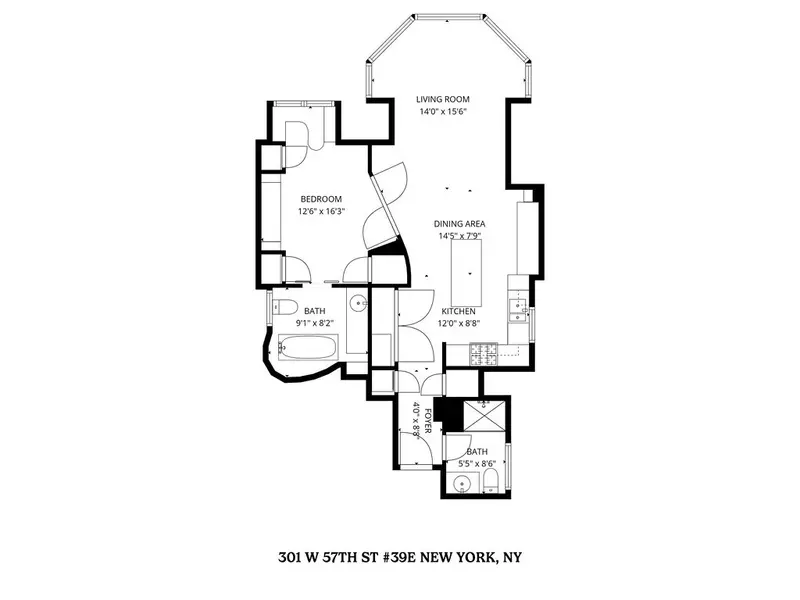 301 W 57th Street #39-E, Manhattan, NY 10019