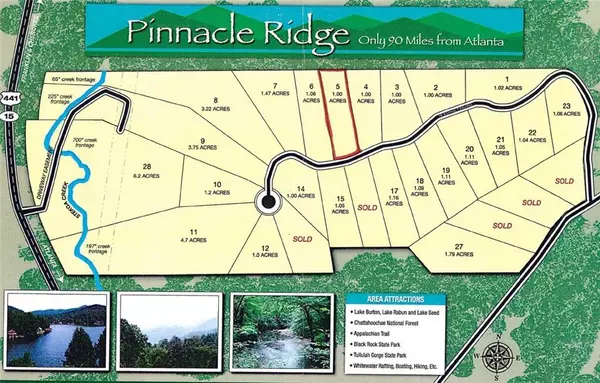 Lot 5 Pinnacle RDG,  Clayton,  GA 30525