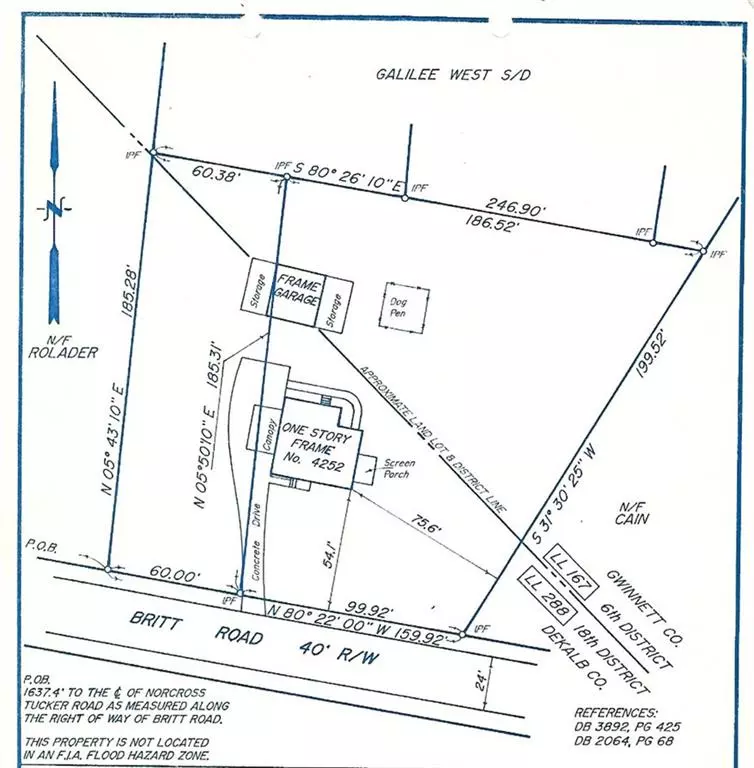 Tucker, GA 30084,4252 Britt RD