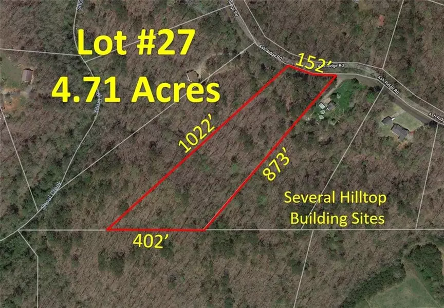 Lot 27 Ash Ridge RD, Waleska, GA 30183