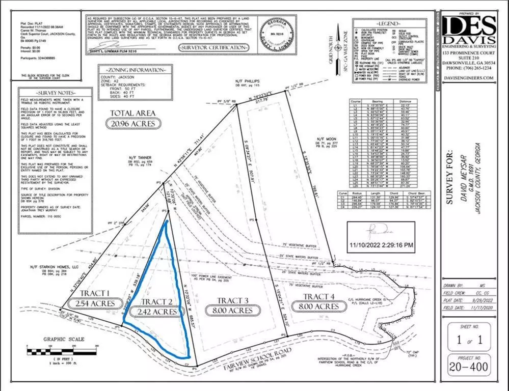 Pendergrass, GA 30567,759 Fairview Road Tract 2