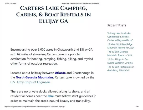 Ellijay, GA 30540,154 Lake Forest DR