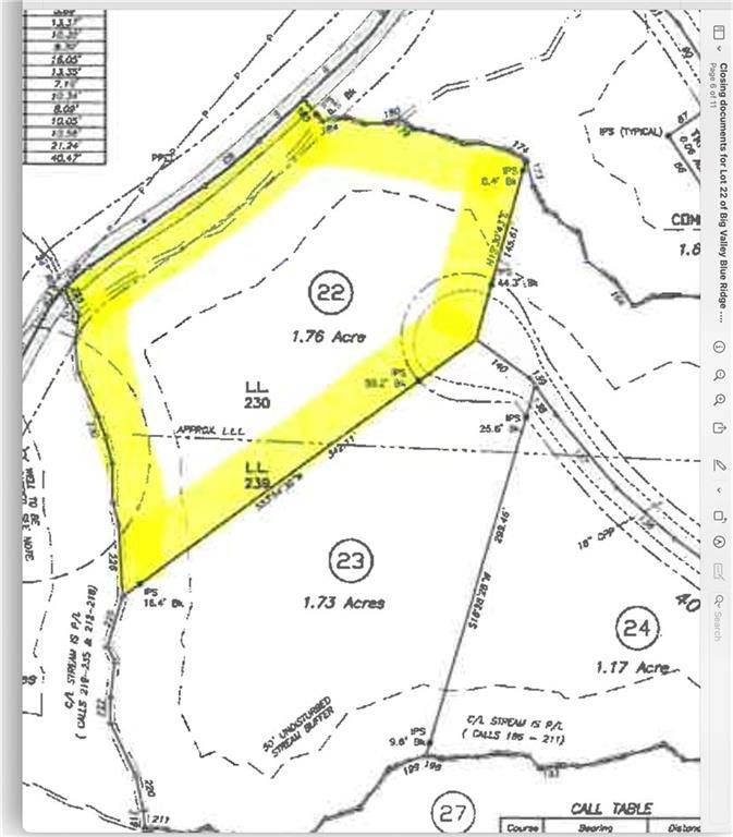 Morganton, GA 30560,LOT 22 Lower Ridge TRL