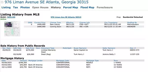 Atlanta, GA 30315,976 Linam AVE SE