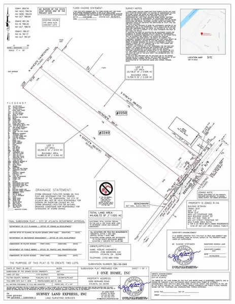 2250 Bernard RD NW, Atlanta, GA 30318