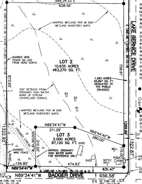 Ashford, WI 53010,Lt2 Lake Bernice Dr