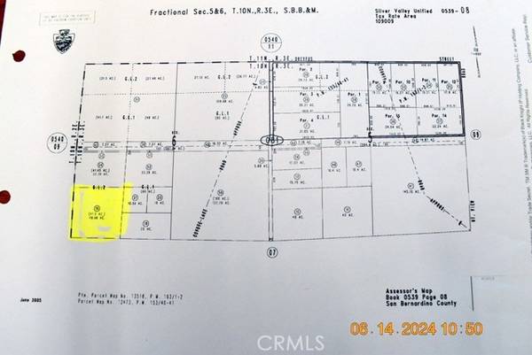 0 Ap# 0539-081-15-0000,  Newberry Springs,  CA 95843