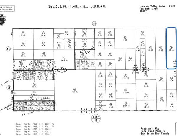 0 Bauer Rd Drive, Lucerne Valley, CA 92356