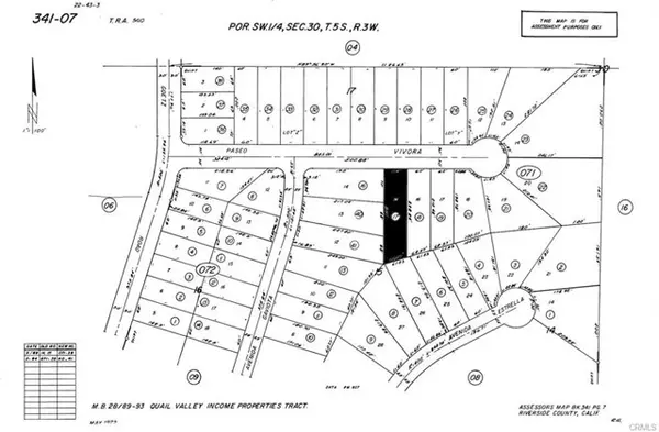 0 AKA Paseo Vivora, Menifee, CA 92587