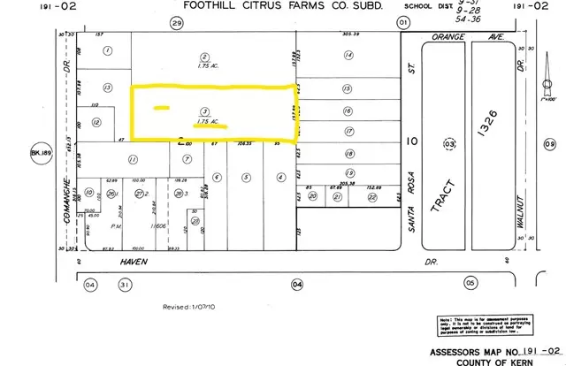 Arvin, CA 93203,0 APN 191-020-03-00-8