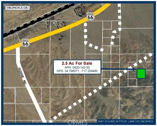 Barstow, CA 92311,0 2.5 Ac Near Hodge Rd