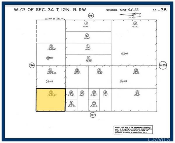 0 Sequoia Boulevard,  Aerial Acres,  CA 93523