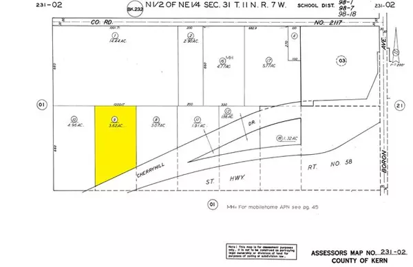 Boron, CA 93516,0 Near Cherry Hill Dr