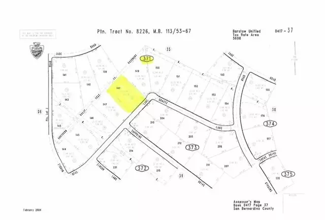 Barstow, CA 92311,0 APN 041737108