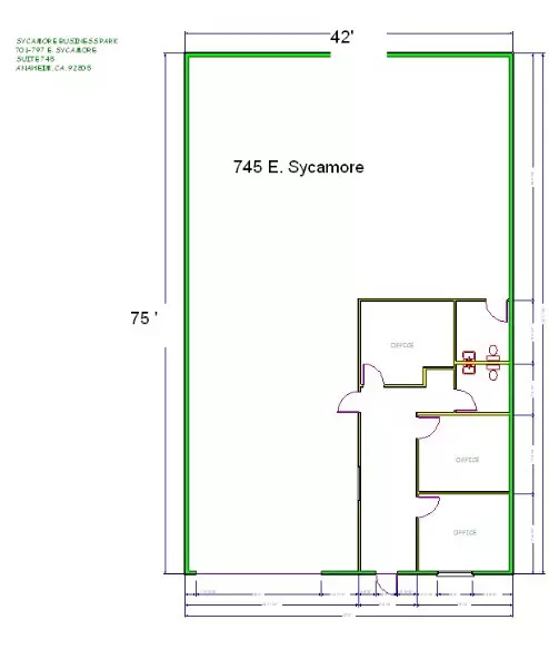 745 E Sycamore Street, Anaheim, CA 92805