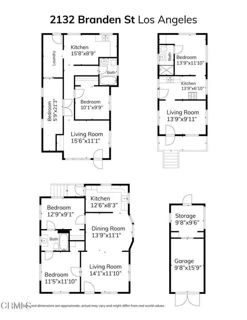 Los Angeles, CA 90026,2132 branden Street