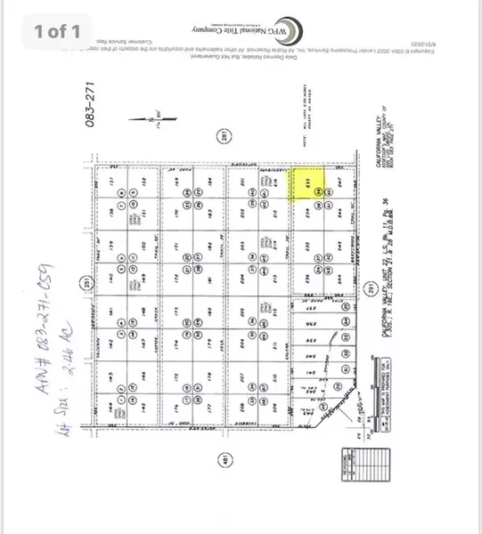 0 Clarksburg Road, Santa Margarita, CA 93453