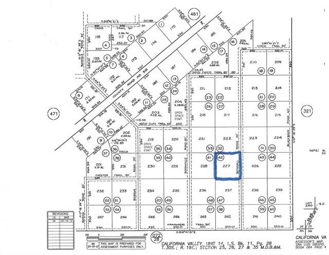 0 Bonsall Road, Santa Margarita, CA 93453