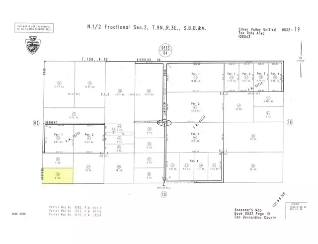 Newberry Springs, CA 92365,0 Twin Lake Drive and Harvard Road