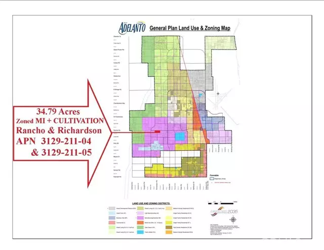 Adelanto, CA 92301,0 Rancho & Richardson 34.79-acres Road