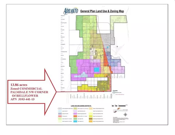 Adelanto, CA 92301,0 Palmdale N/W Bellflower 13.86ac