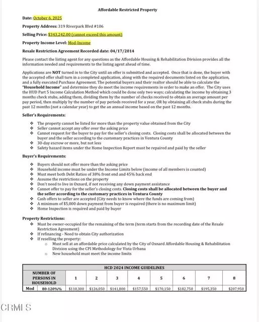 Oxnard, CA 93036,319 Riverpark Boulevard #106