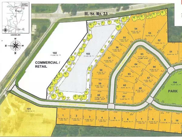 Genoa, IL 60135,4.00 acres State Rt 23 Highway