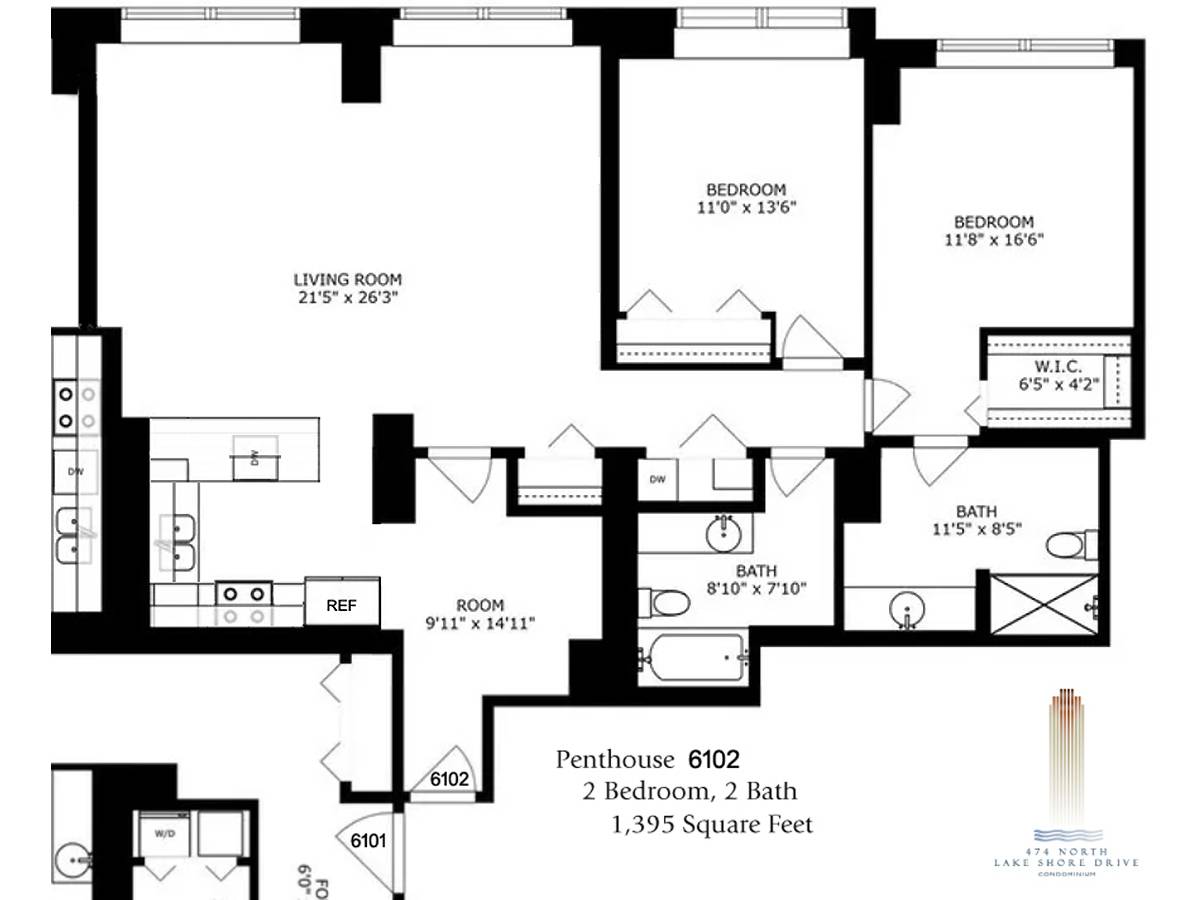 Chicago, IL 60611,474 N Lake Shore Drive #6102