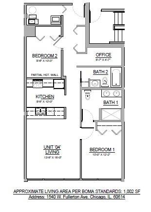 Chicago, IL 60614,1540 W Fullerton Avenue #304