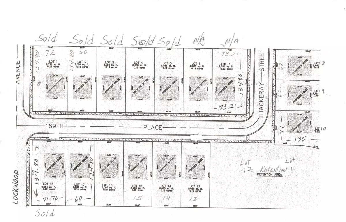 Oak Forest, IL 60452,16352 169 Lot #7 Place
