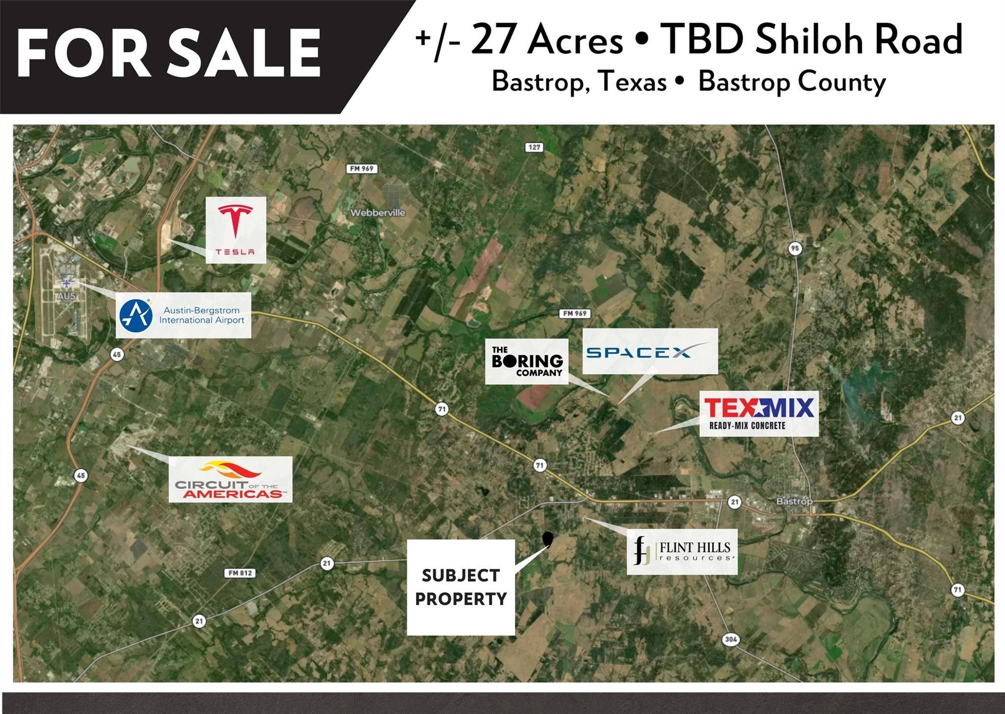 Bastrop, TX 78602,TBD (27 Acres) Shiloh RD