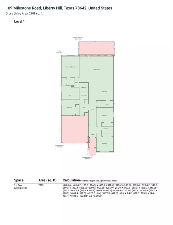 Liberty Hill, TX 78642,109 Milestone RD