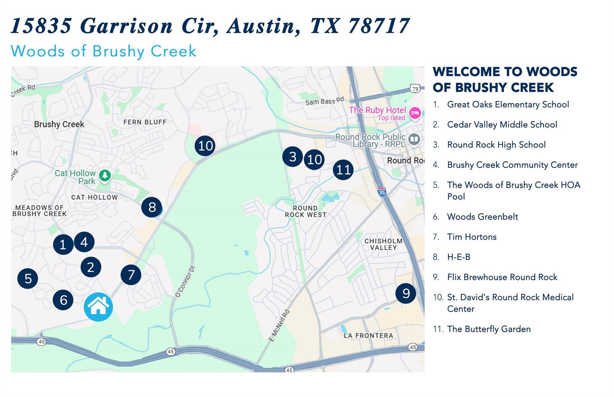Austin, TX 78717,15835 Garrison CIR