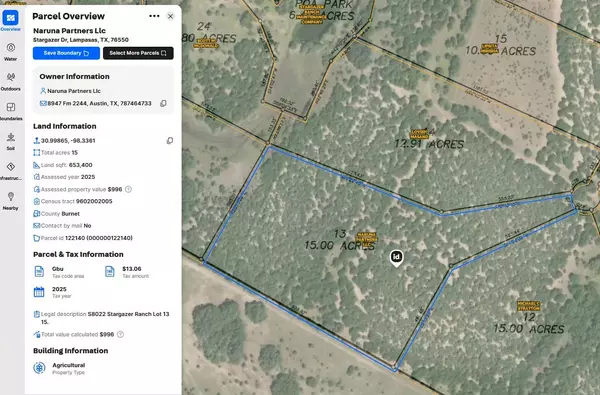Lampasas, TX 76550,Tract 13 StarGazer Ranch