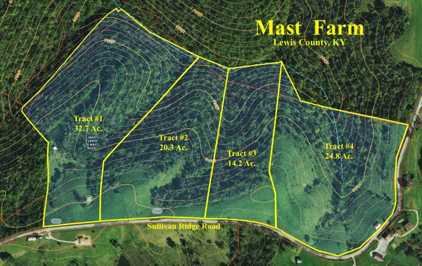 32.7 Acres Sullivan Ridge Road, Vanceburg, KY 41179