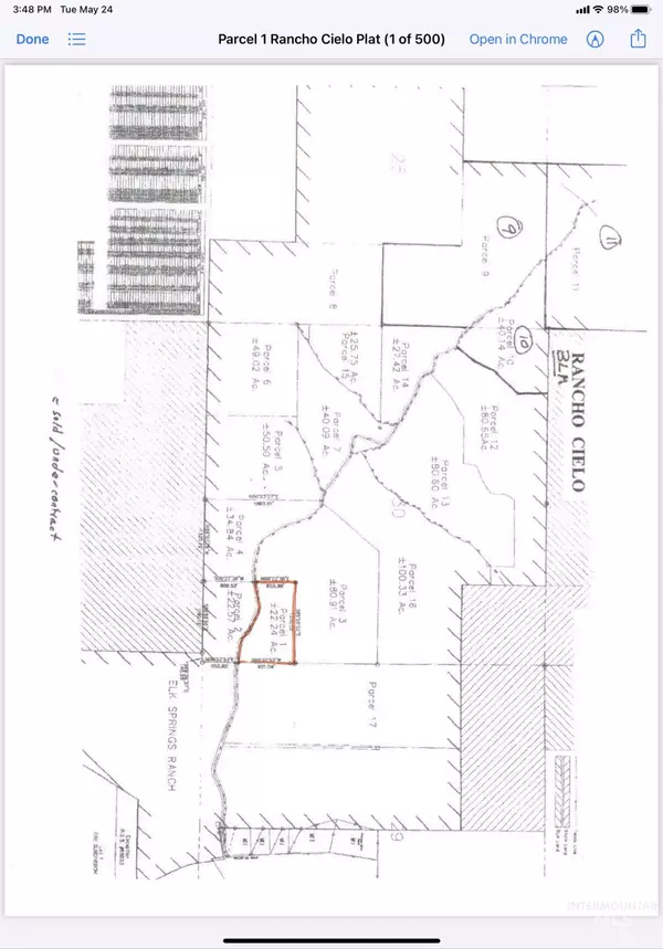 Parcel 1 Rancho Cielo, Fairfield, ID 83327