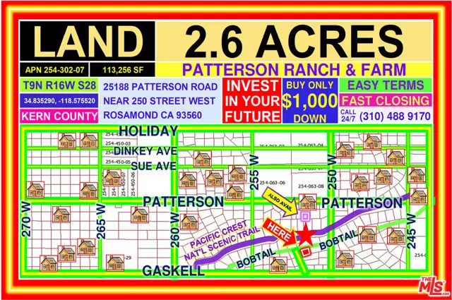 25018 W pATTERSON Road, Rosamond, CA 93560