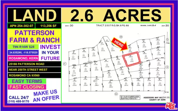 Rosamond, CA 93560,25018 W pATTERSON Road