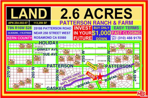 25018 W pATTERSON Road, Rosamond, CA 93560