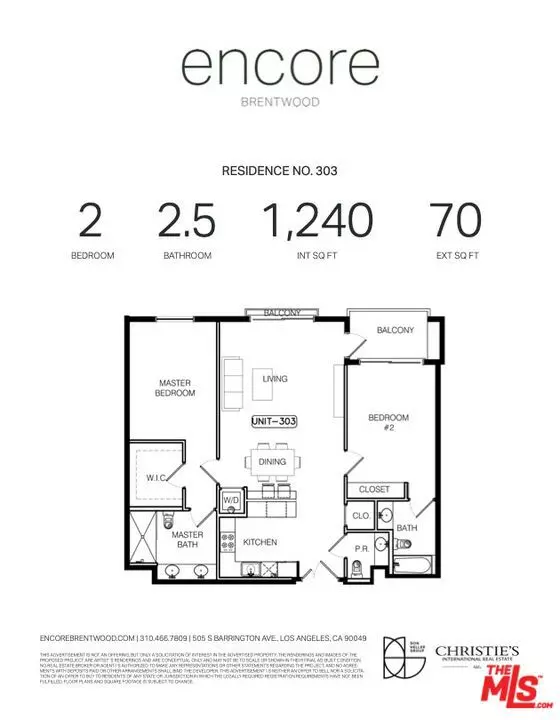 Los Angeles, CA 90049,505 S Barrington Avenue #303