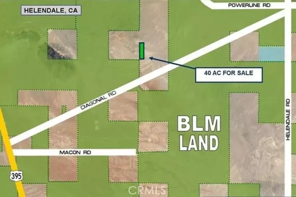 Helendale, CA 92342,40 AC Near Diagonal Trail