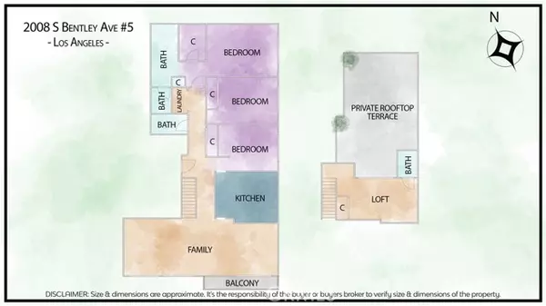 Los Angeles, CA 90025,2008 S Bentley Avenue #5