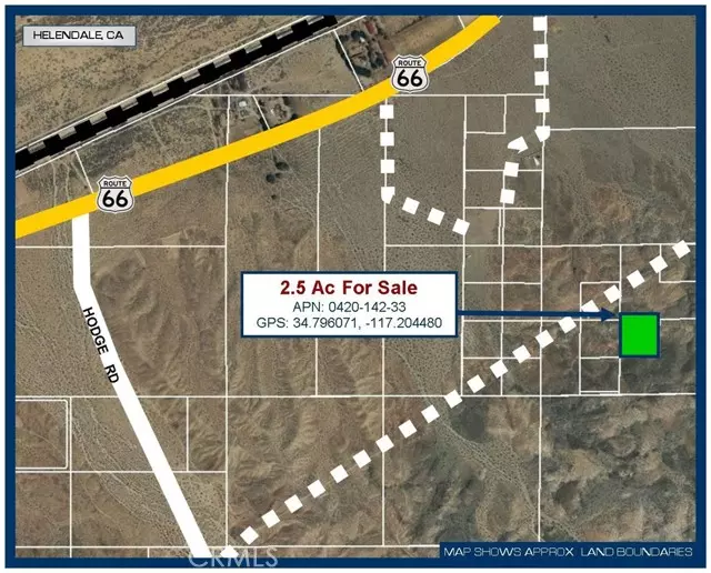 Barstow, CA 92311,0 2.5 Ac Near Hodge Rd