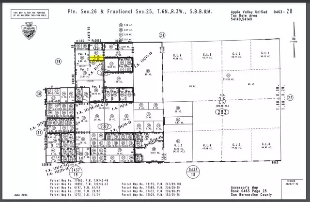 Apple Valley, CA 92307,0 Ocotilla Parcel #0463-281-05 Road