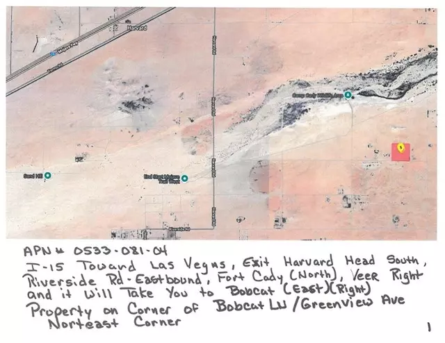 Newberry Springs, CA 92365,4 Bobcat Lane